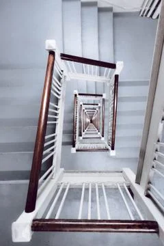 Blue Stairs 库存照片