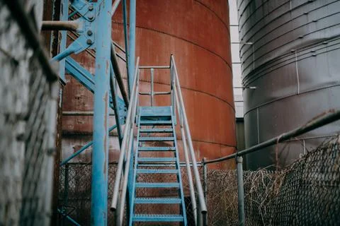Blue Stairs Stock Photos