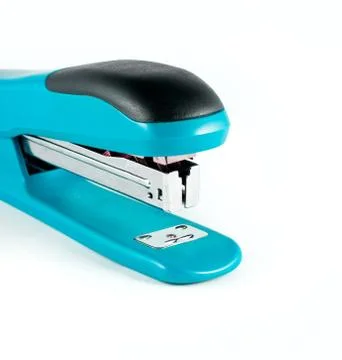 Blue stapler Stock Photos