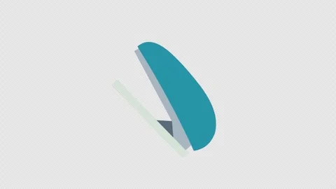 A blue stapler with a white handle icon concept loop animation video with a.. Stock Footage 266093801