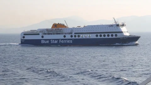 Blue Star 1 on its journey Stock Footage 333688668