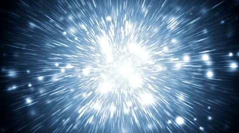 Blue star animation. explosion star. Vídeos de archivo 50808152