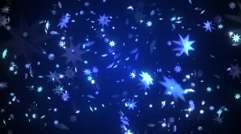 Blue Star Background Video stock 6523744