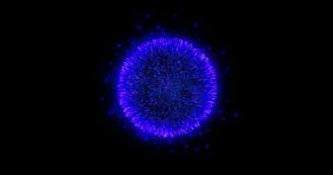 A blue star with a boiling surface Stock-Footage 304822923