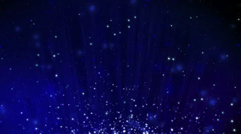 Blue Star Bokeh Stock Footage 49226371