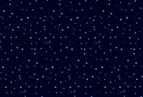 Blue star cosmic vector pattern background wallpaper Illustrazione stock