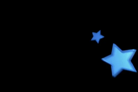 Blue star display video loop Video stock 576672