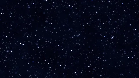 Blue Star Field Background with Twinkling Deep Space Galaxy Loop Animation Vídeo Stock 340192946