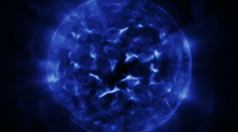 Blue star fire in the sky Stock-Footage 327282