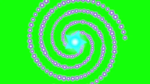 Blue Star on Green Screen Background Horizontal 16:9 Vídeo Stock 339330314