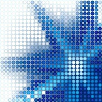 Blue star Stock Illustration