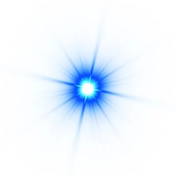 Blue star Illustrazione stock