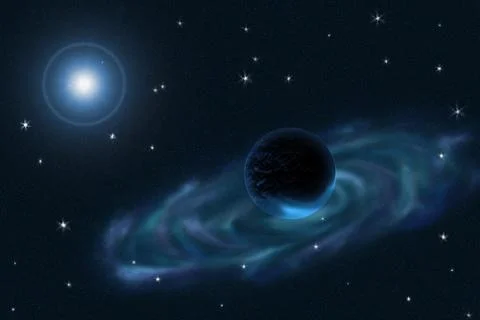 Blue Star Illustrazione stock