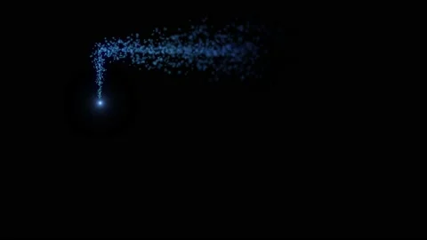 Blue star light frame animated background Stock Footage 229107886