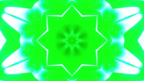 Blue star pattern on black background with blue center. Kaleidoscope VJ loop Vídeos de archivo 252351844