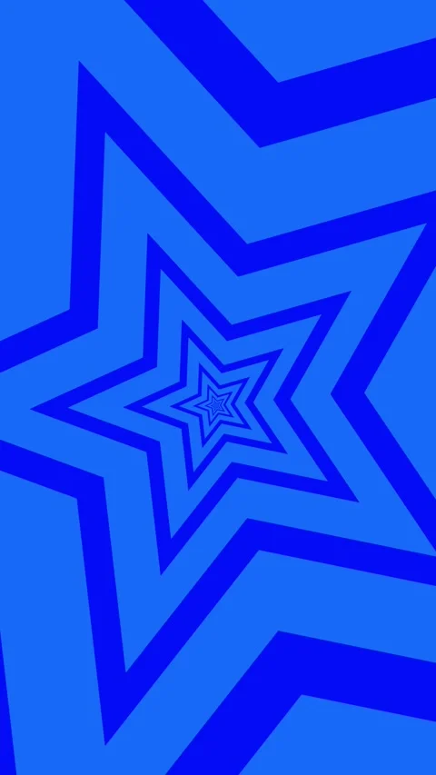 Blue Star Shape Tunnel Motion Background Stock-Footage 339062526