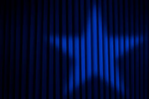 Blue Star Spotlight Stock Photos