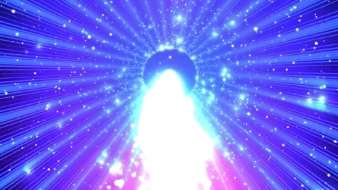 BLUE STARGATE  4K Motion Background  Sparkling Stock Footage 168351279