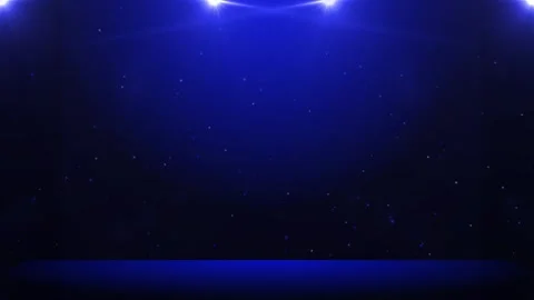 Blue starlight effect green screen background Video stock 295006952