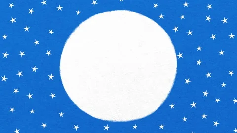 Blue starry background animation, textured backdrop with copy space Stock Footage 143005378