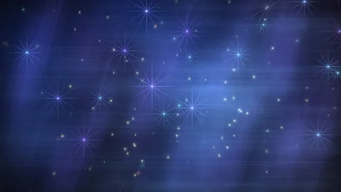 Blue Starry Night Sparkle Background For Fantasy, Celebration, And Digital Media Stock Footage 320611248
