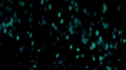 Blue Stars On Black Background Stock Footage 94365237