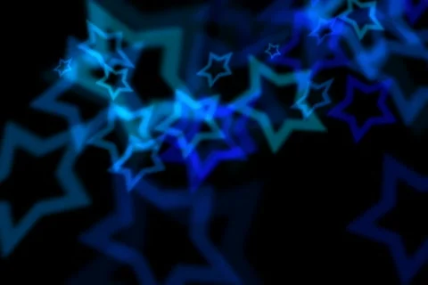 Blue stars falling 스톡 동영상 301758