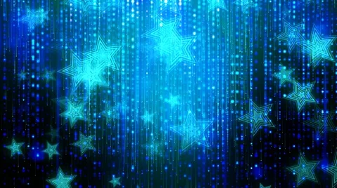 Blue Stars Stock Footage 54830216
