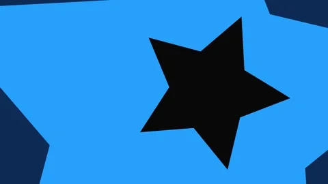 Blue Stars Forming Abstract Pattern with Subtle Animation in Dark Space Stock Footage 340942678
