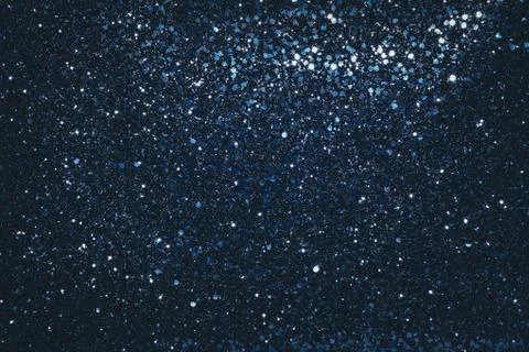 Blue Stars Glitter Background Stock Illustration