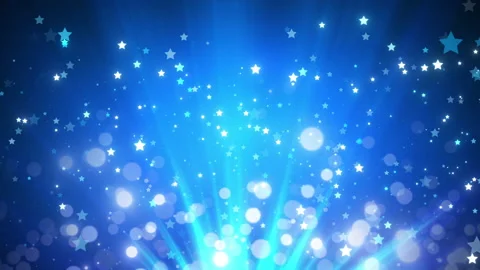 Blue stars particles event background loop Stock-Footage 141102602