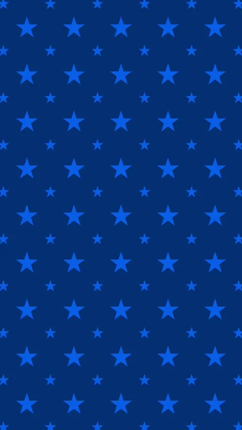 Blue stars pattern loop background for patriotic holidays and decoration. Stock Footage 327189156