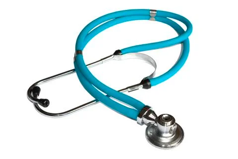 Blue stethoscope Stock Photos