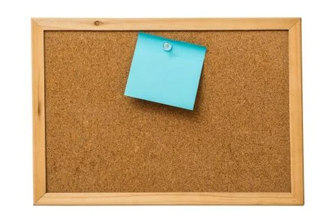Blue sticky notes Stock Photos