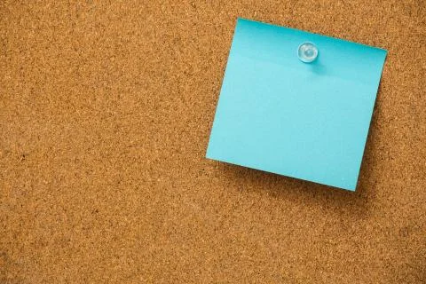 Blue sticky notes Stock Photos
