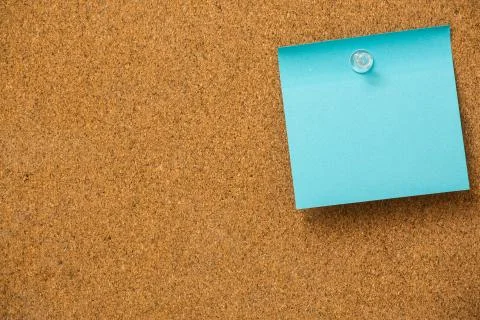 Blue sticky notes Stock Photos