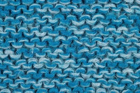 Blue stockinet background Stock Photos