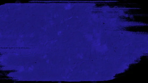 Blue Stop Motion Textured Paper with Paint Brush Strokes Looping on Black Stock Footage 347759897