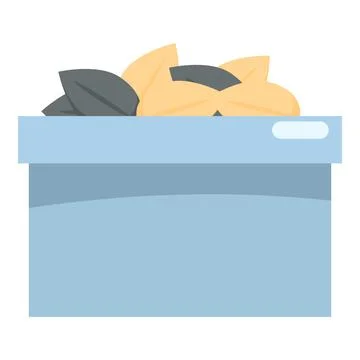 Blue storage box full of dried aromatic herbs for tea infusion Stock Illustration
