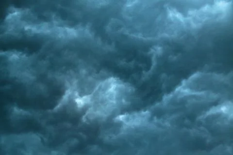 Blue Storm Clouds Stock Photos