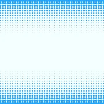 Blue straight halftone circle background Stock Illustration
