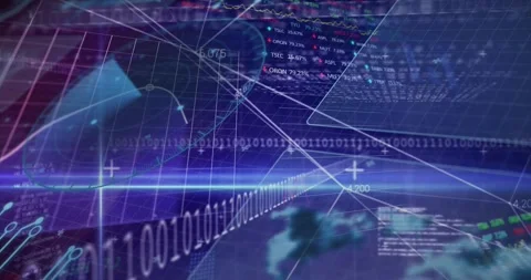 Blue streak data field responding to data feed, revealing tech insights with Stockbeeldmateriaal 331165833