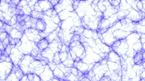 Blue String Elegant Waves Looped Background Stock Footage 256236308