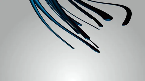 Blue string lights Stock Footage 55444496