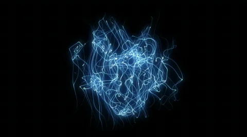 Blue strings animation Stock Footage 334088