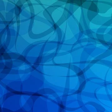 Blue Strings Stock Illustration