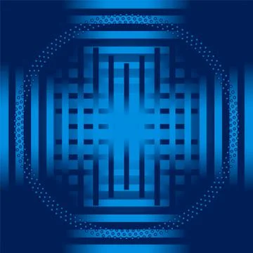 Blue stripe circle Background vector Stock-Illustration