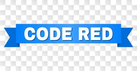 Blue Stripe with CODE RED Title Stock-Illustration