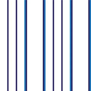 Blue Stripe seamless pattern background in vertical style Stock Illustration