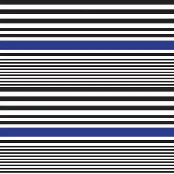 Blue Stripe seamless pattern background in horizontal style Illustrazione stock